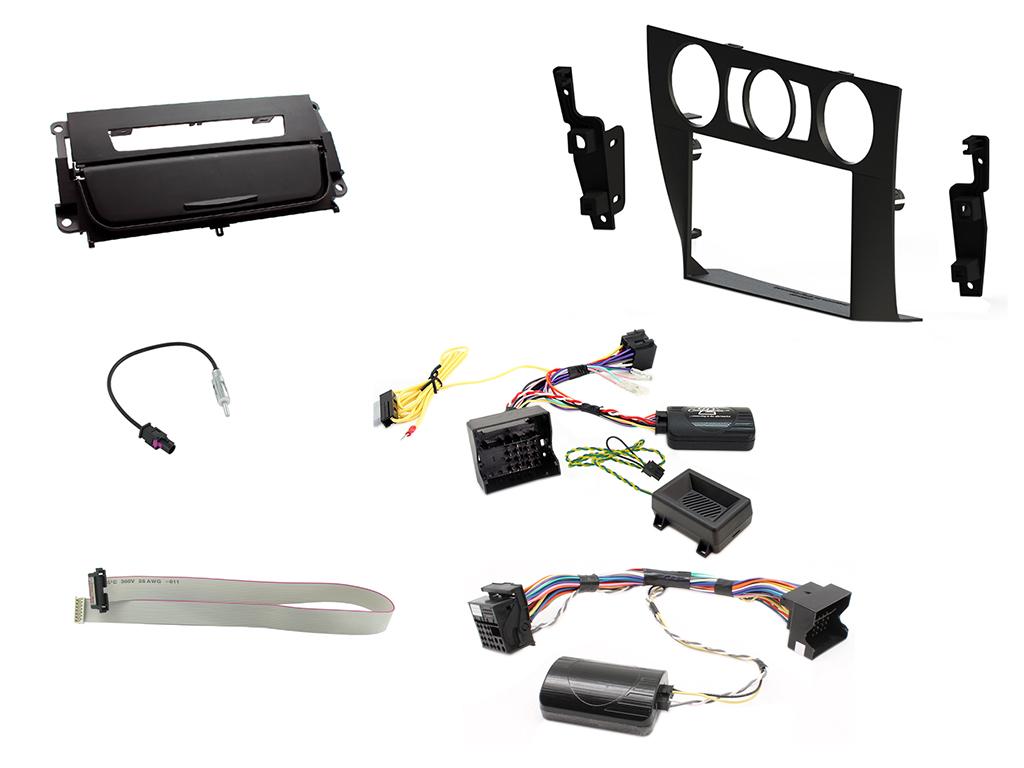 CONNECTS 2 ctkbm 12 BMW 3 Series E90/E91/E92 06-14 Stereo Doppio DIN Kit di montaggio 