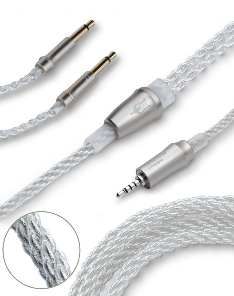 Meze Audio 99 series Silver Plated upgrade cable Balanced 2,5mm - 1,2m