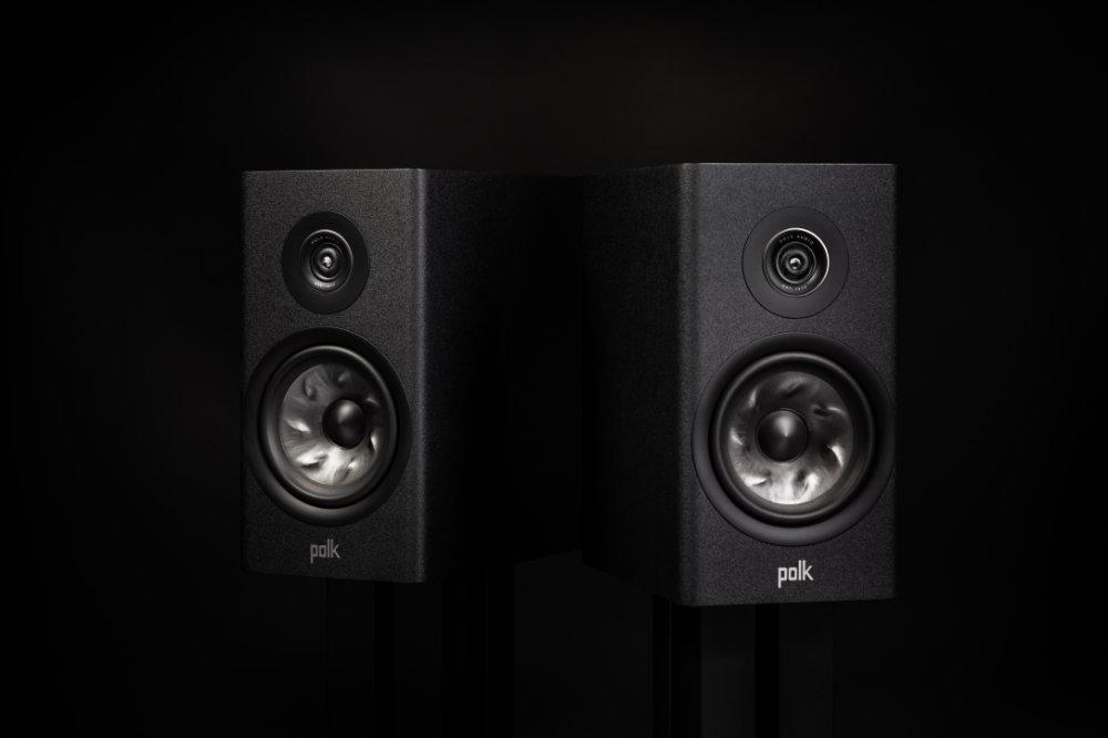 Polk Audio R200 jalustakaiutinpari, musta