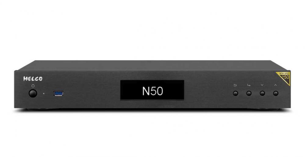 Melco N50 3.84TB SSD musiikkikirjasto, musta