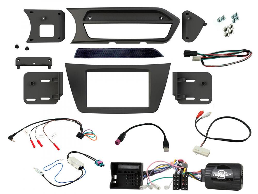Connects2 CTKMB14L Mercedes C-sarja W204 2-DIN asennussarja
