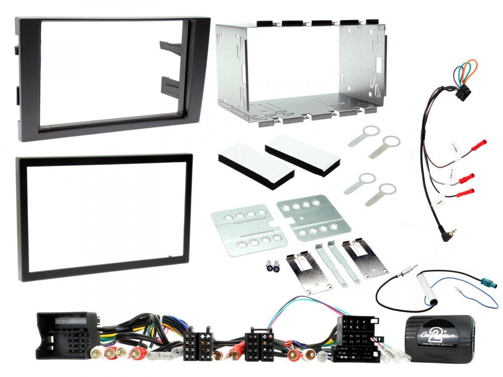 Connects2 CTKAU02 Audi A4 (B6/B7/8E) asennussarja 2-DIN soittimelle