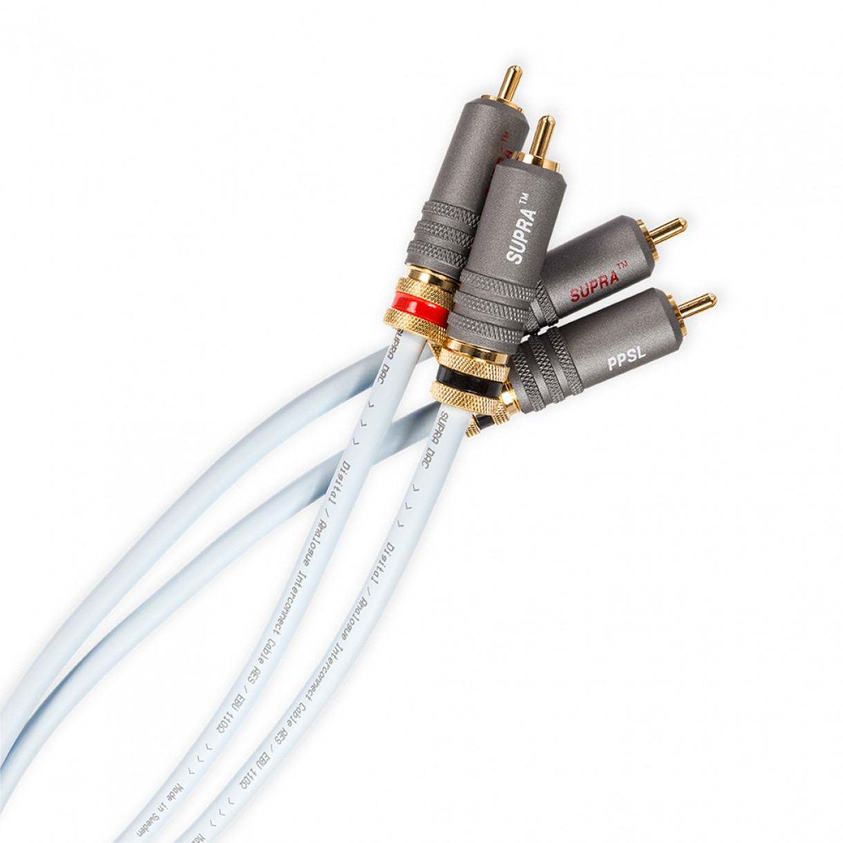 Supra DAC RCA-kaapeli, 2m sininen