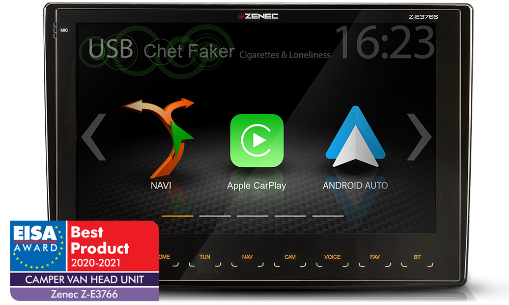 Demo Zenec Z-E3766 multimediasoitin Fiat Ducatoon