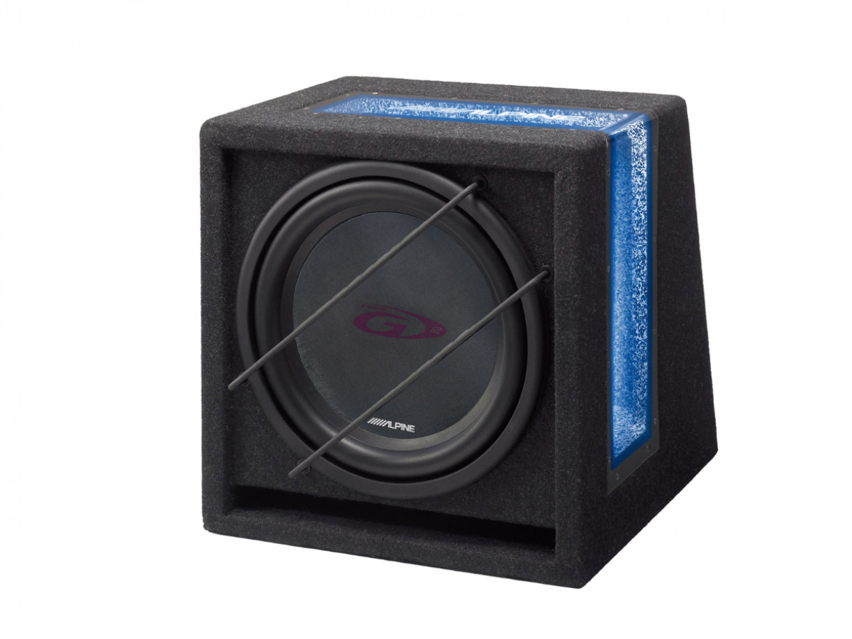 Alpine SBG-1224BR 12" koteloitu subwoofer