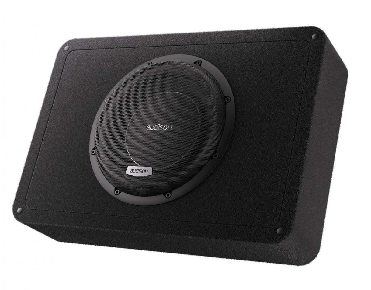 Audison AVBX 10 D4 II 10" koteloitu subwoofer, 4+4 ohm