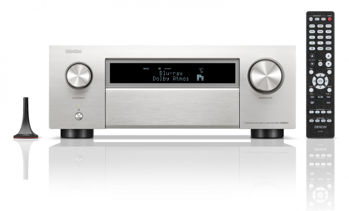 Denon AVC-X6800H 11.2 AV-vahvistin, hopea