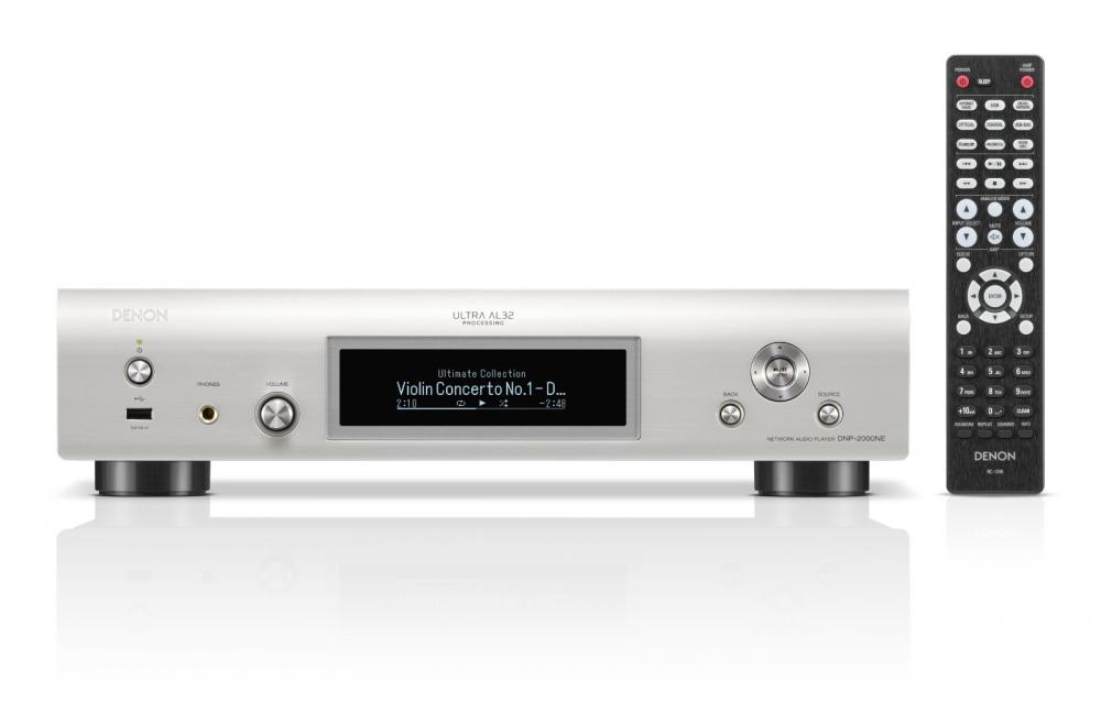 Denon DNP-2000NE verkkosoitin / DAC, hopea