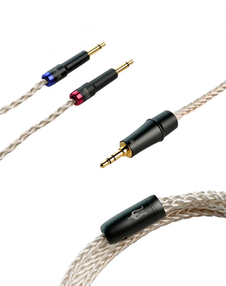 Meze Audio Silver Plated PCUHD cable 3,5mm to 3.5mm, 1.3m