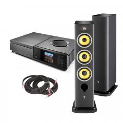 Stereopaketti Naim Uniti Star + Focal Aria K2 926 lattiakauttimet, premium ash grey Stereopaketti Naim Uniti Star + Focal Aria K2 926 lattiakauttimet, premium ash grey