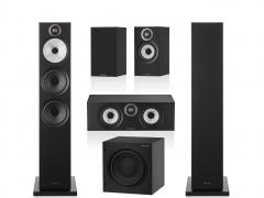 B&W 600 Series 5.1 kaiutinsarja, musta