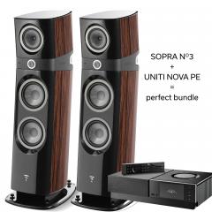 Stereopaketti Naim Uniti Nova PE + Focal Sopra N3 macassar ebony Stereopaketti Naim Uniti Nova PE + Focal Sopra N3 macassar ebony