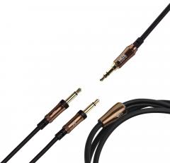 Meze Audio Liric mono 3.5 mm - 3.5 mm pehmeä TPE kuulokekaapeli, 3 m