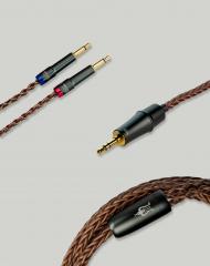 Premium mono 3,5 mm - 3,5 mm stereoplugi PCUHD kuulokekaapeli, kupari